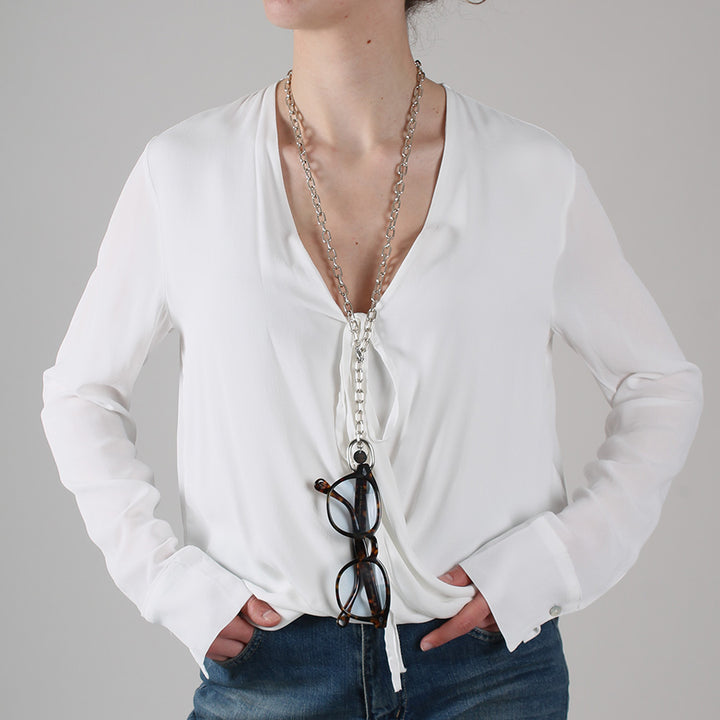 Collana Lente Argento