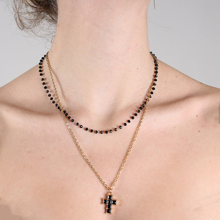 Sicily Black Necklace