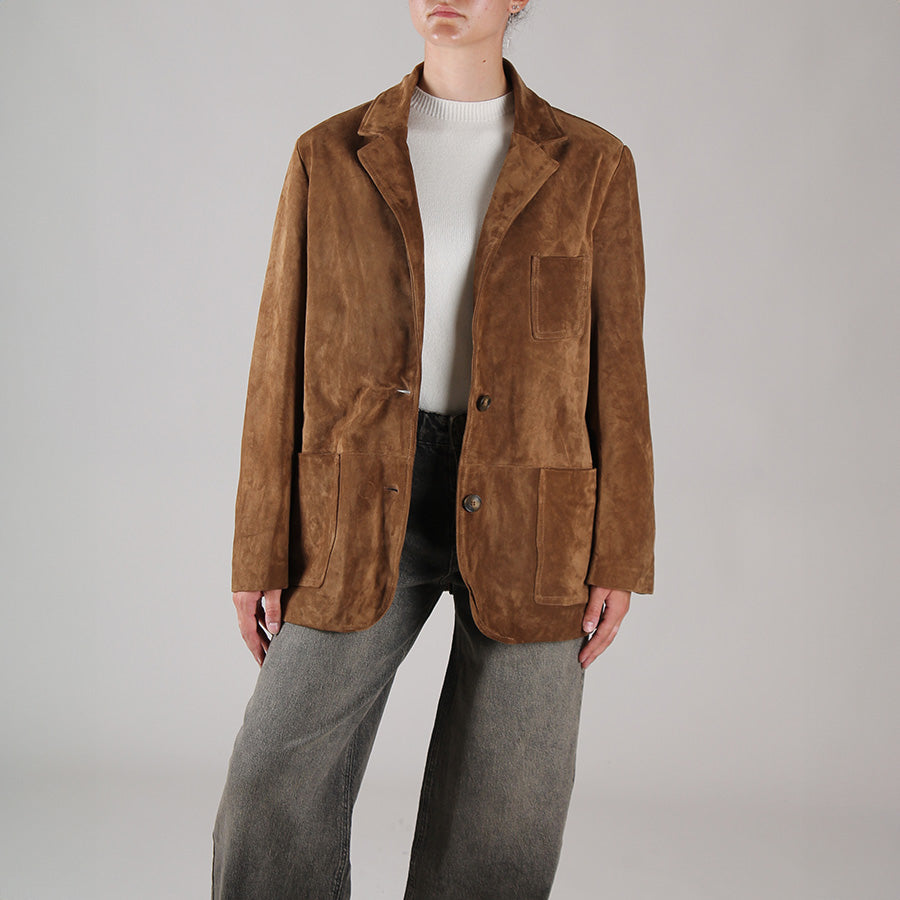 Blazer en daim Gio