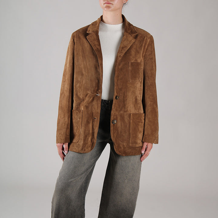 Blazer en daim Gio