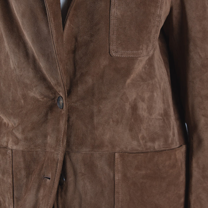 Blazer en daim Gio
