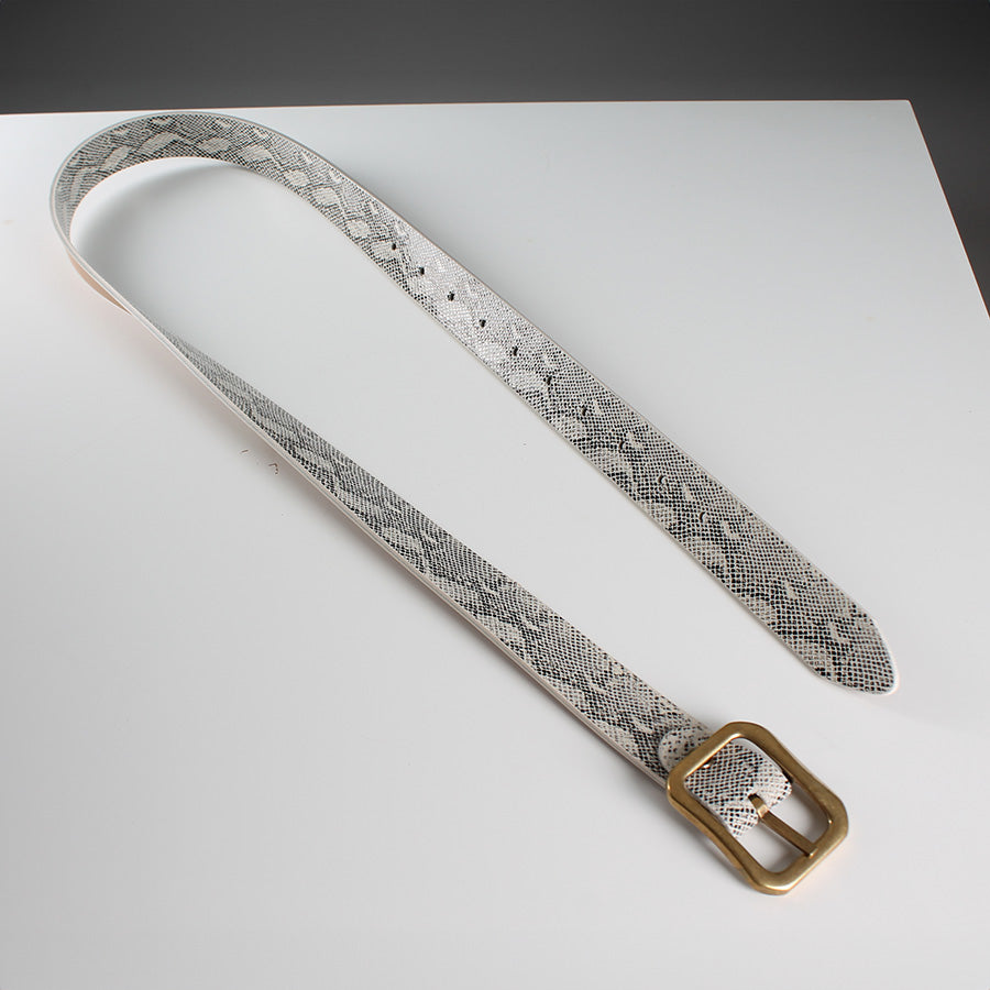 Cintura Pitone Latte