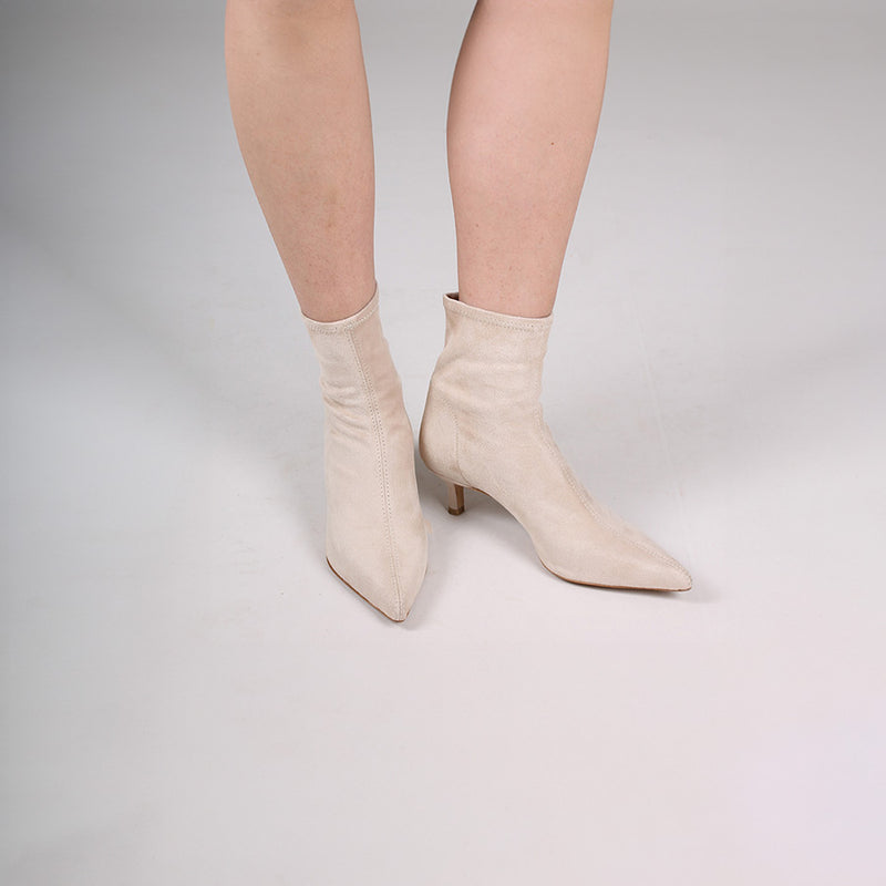 Stivaletto Calza Beige