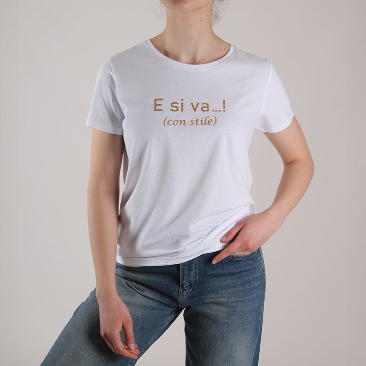 T-Shirt E Si Va Con Stile