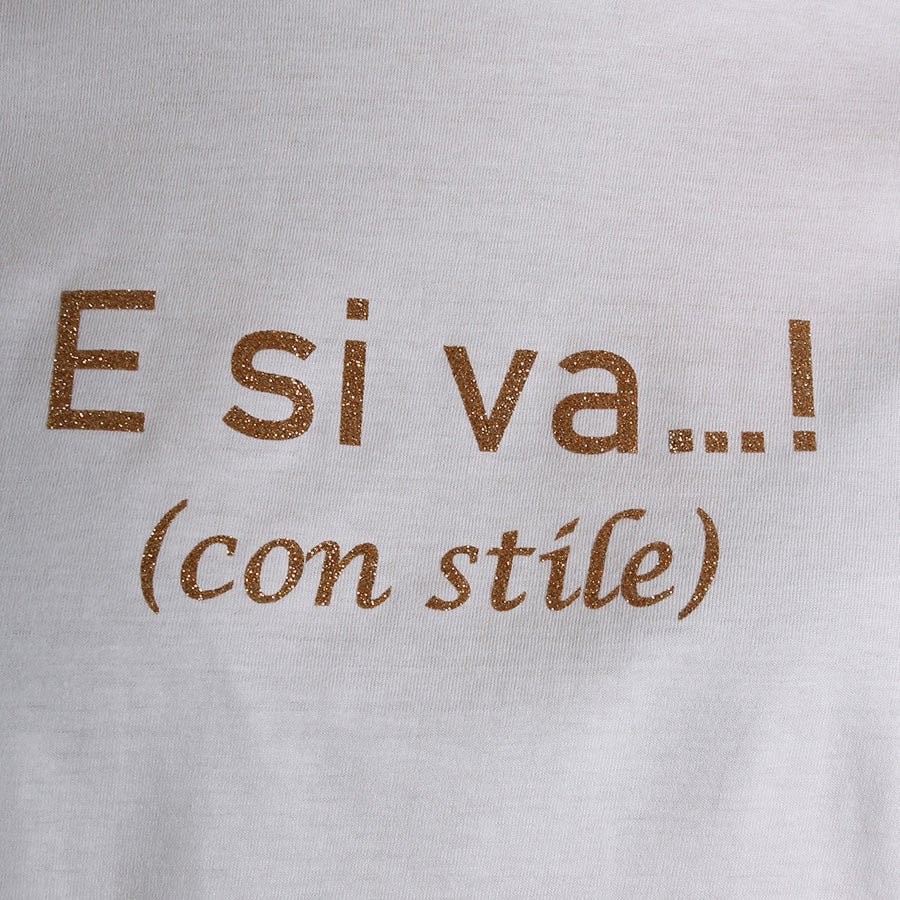 T-Shirt E Si Va Con Stile