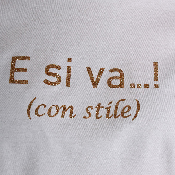 T-Shirt E Si Va Con Stile