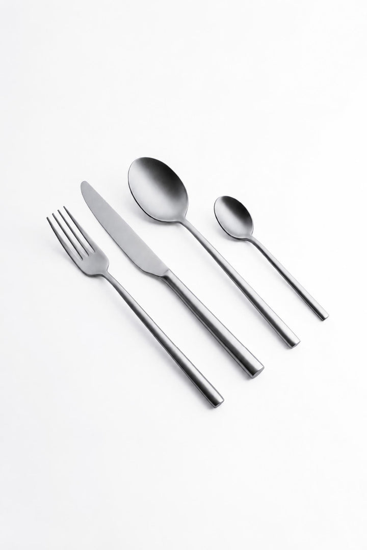 Set di posate 4 pezzi '800 in acciaio Ice