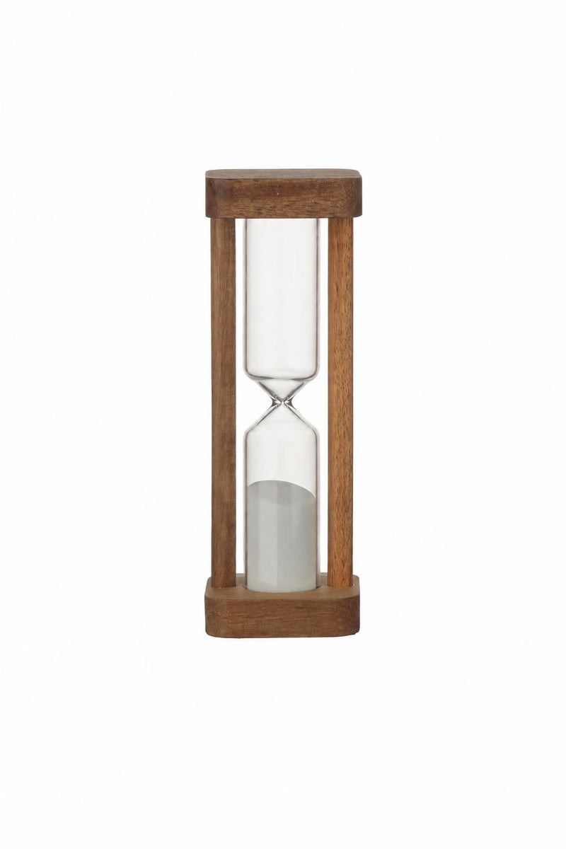Clessidra Allure 15 minuti in vetro e legno