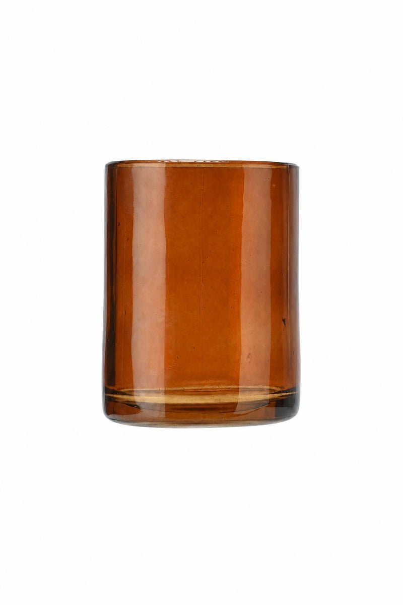 Portaspazzolini Amber in vetro
