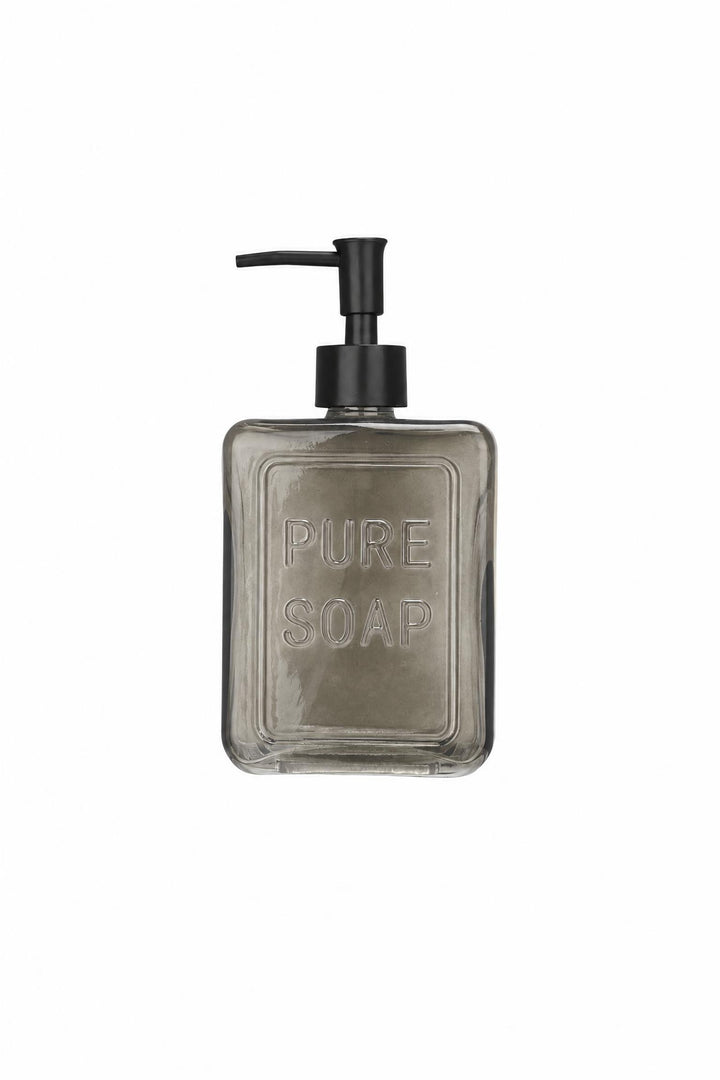 Dispenser per sapone Pure Soap in vetro grigio