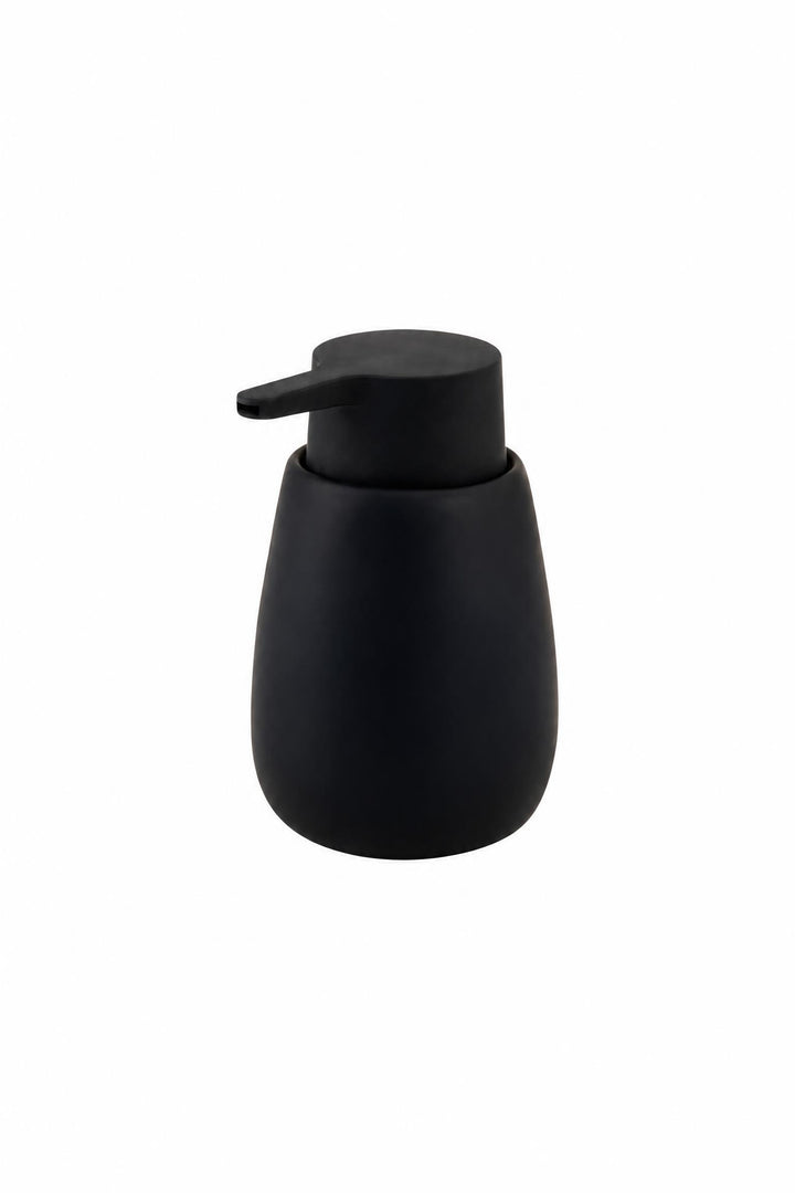 Dispenser per sapone Fjord Soft in ceramica 350 ml Nero 350 ml