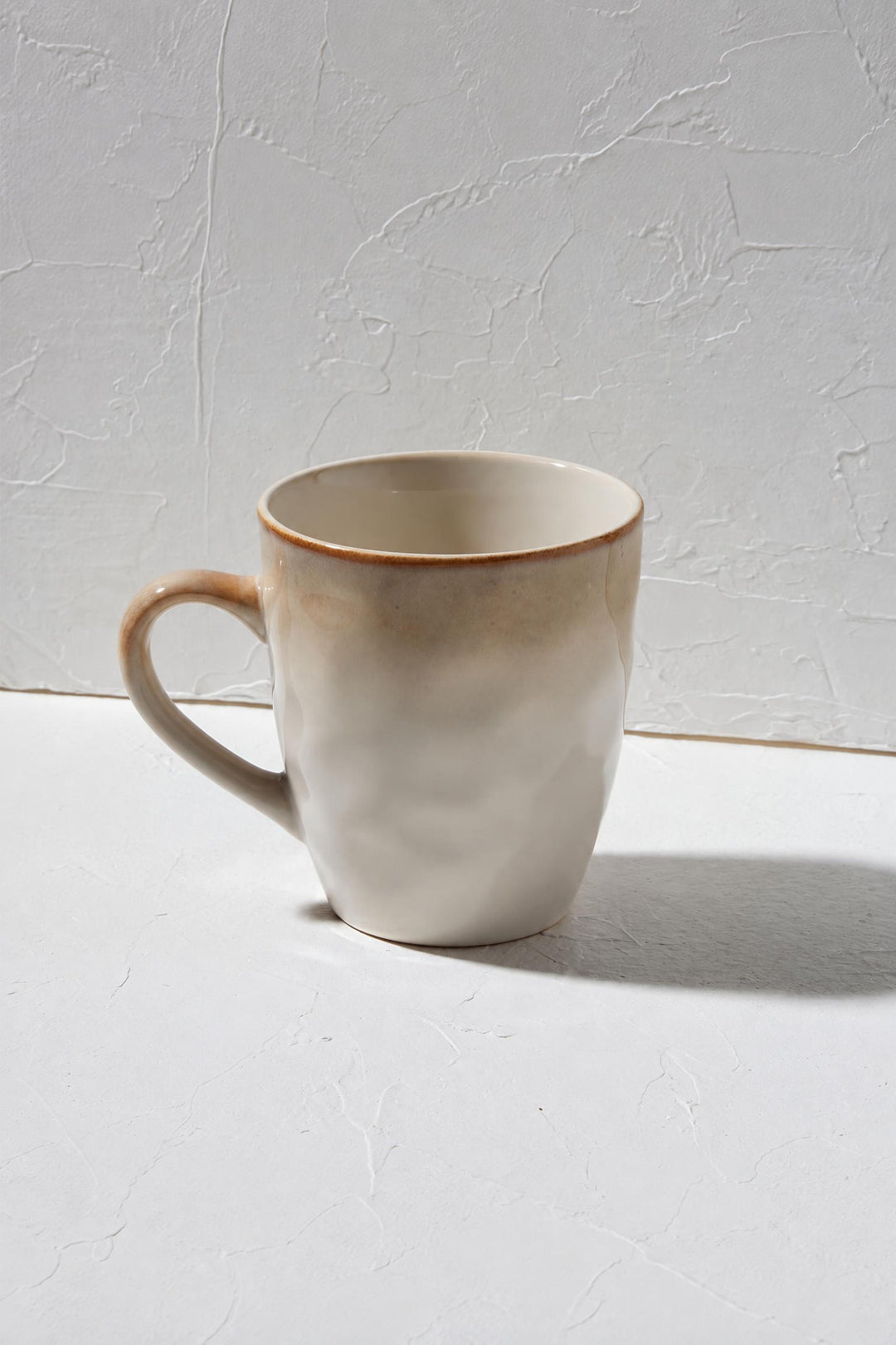 Tazza mug Vignette in gres avorio da 400 ml
