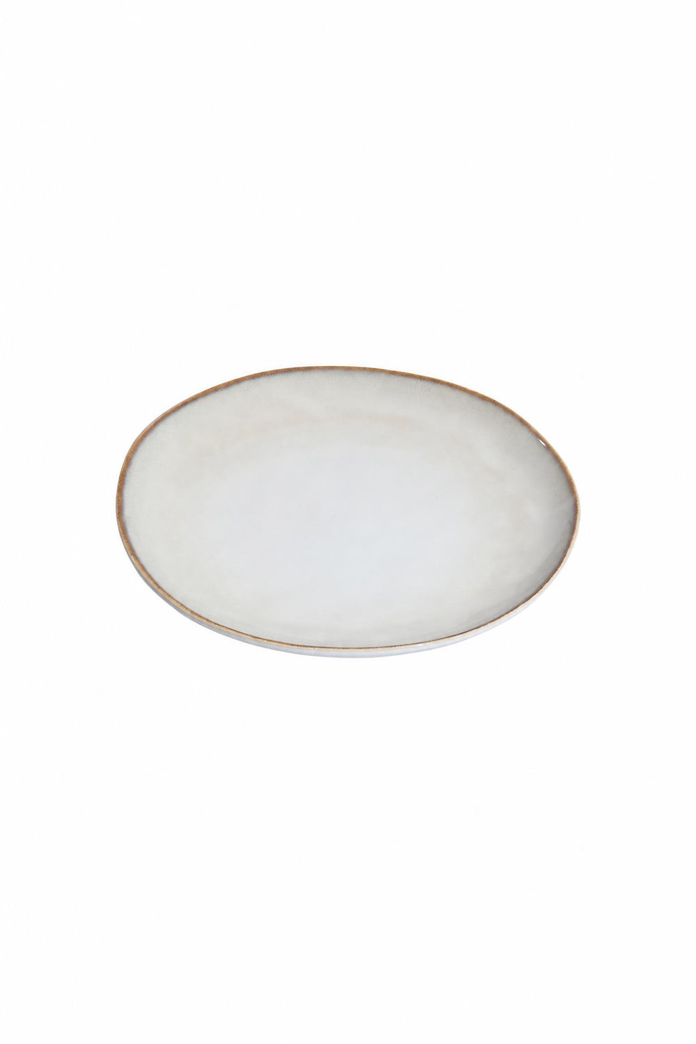 Piatto da frutta Vignette in gres 21 cm Avorio 21 cm