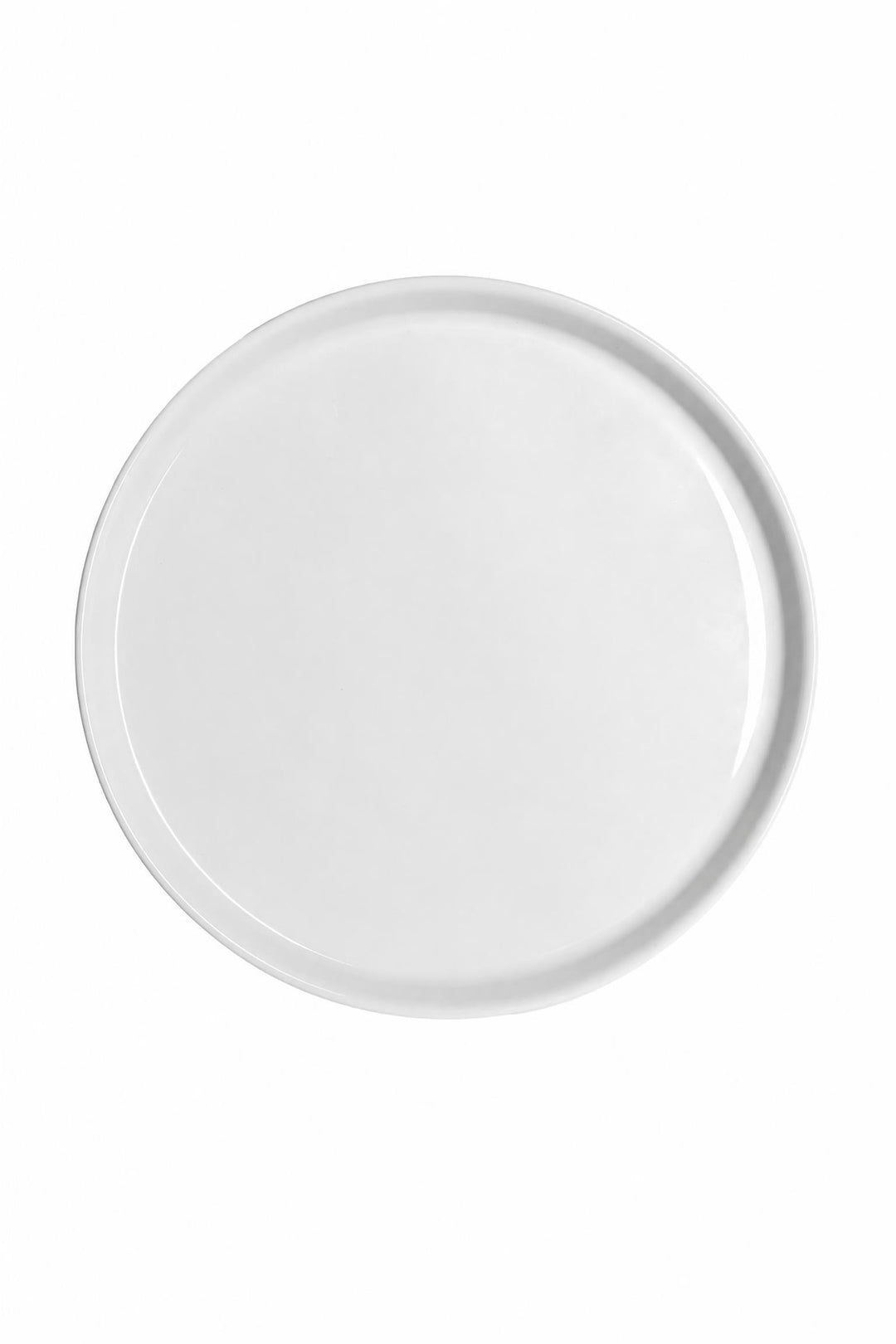 Piatto piano Kyra bianco in porcellana da 27 cm