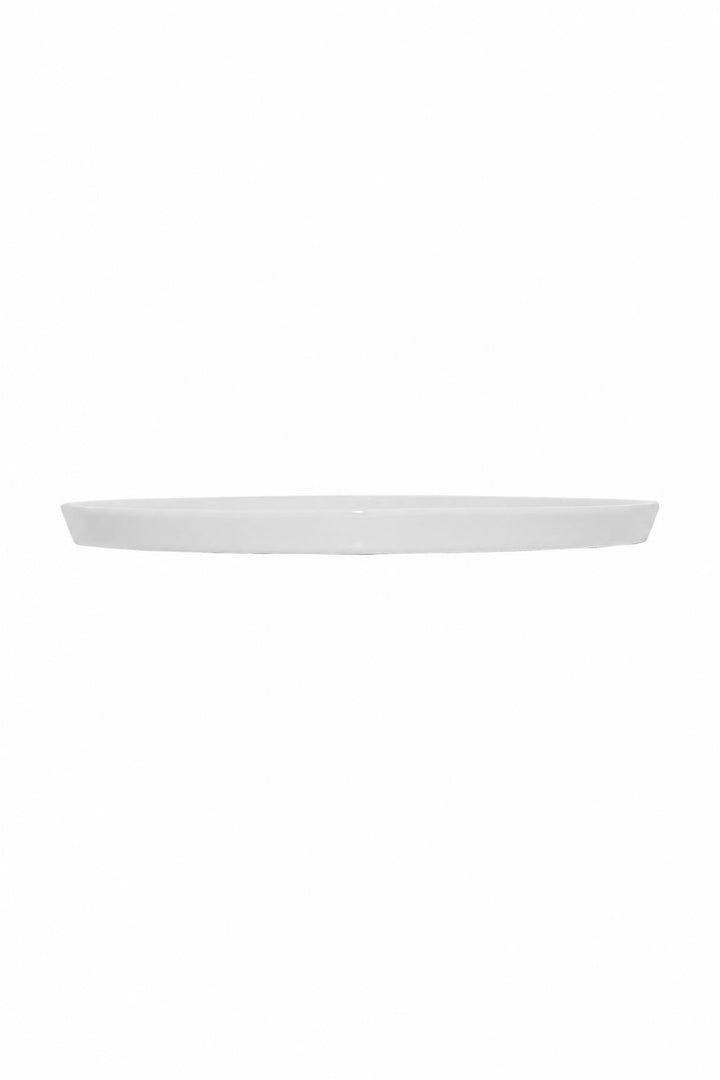 Piatto piano Kyra in porcellana 27 cm Bianco 27 cm