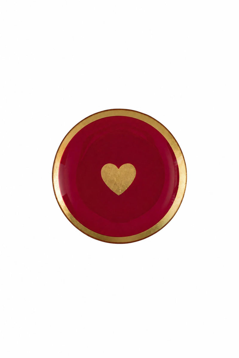 Piattino Cuore Oro