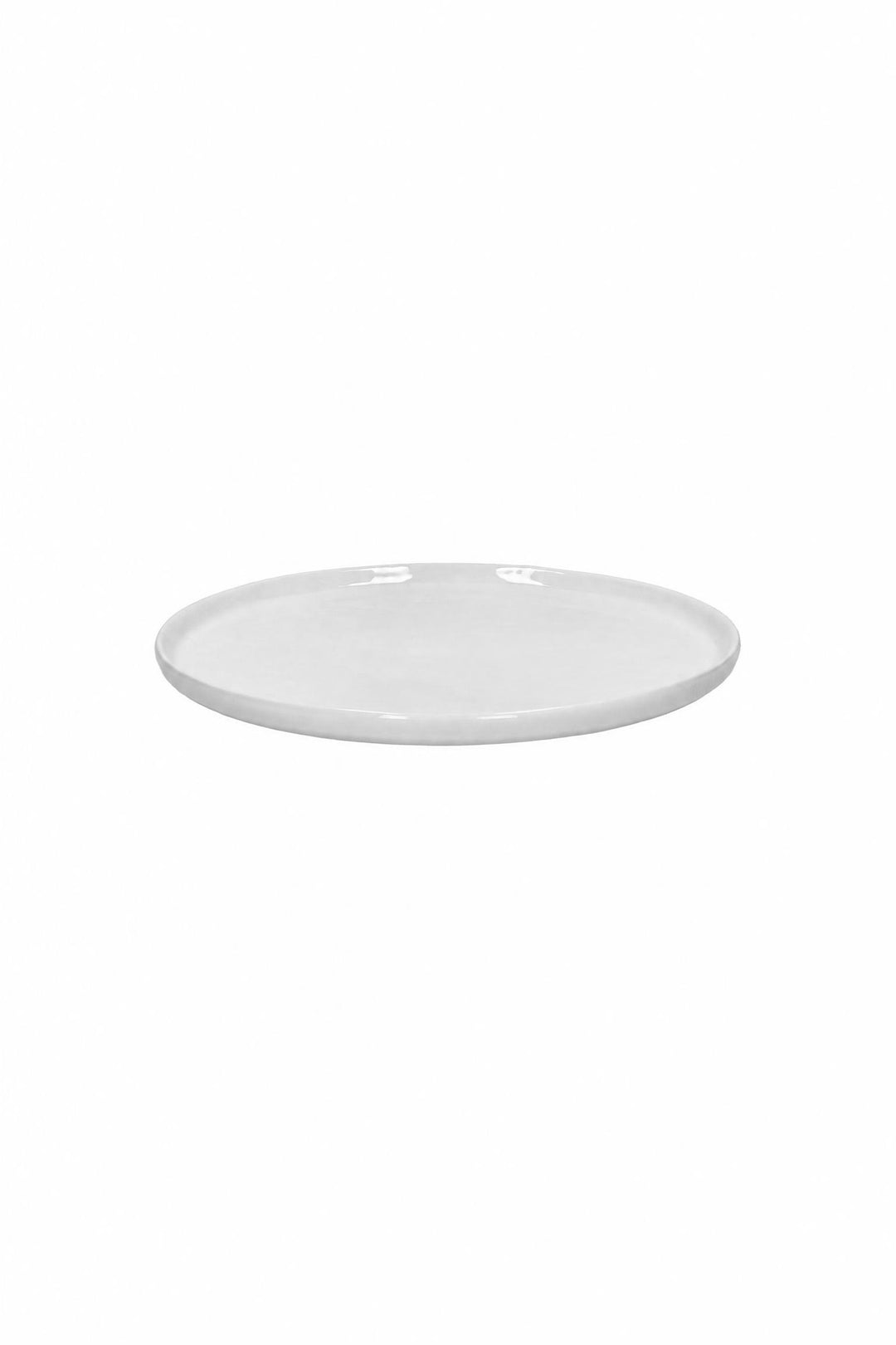Piatto da dessert Porcelino in porcellana bianco freddo