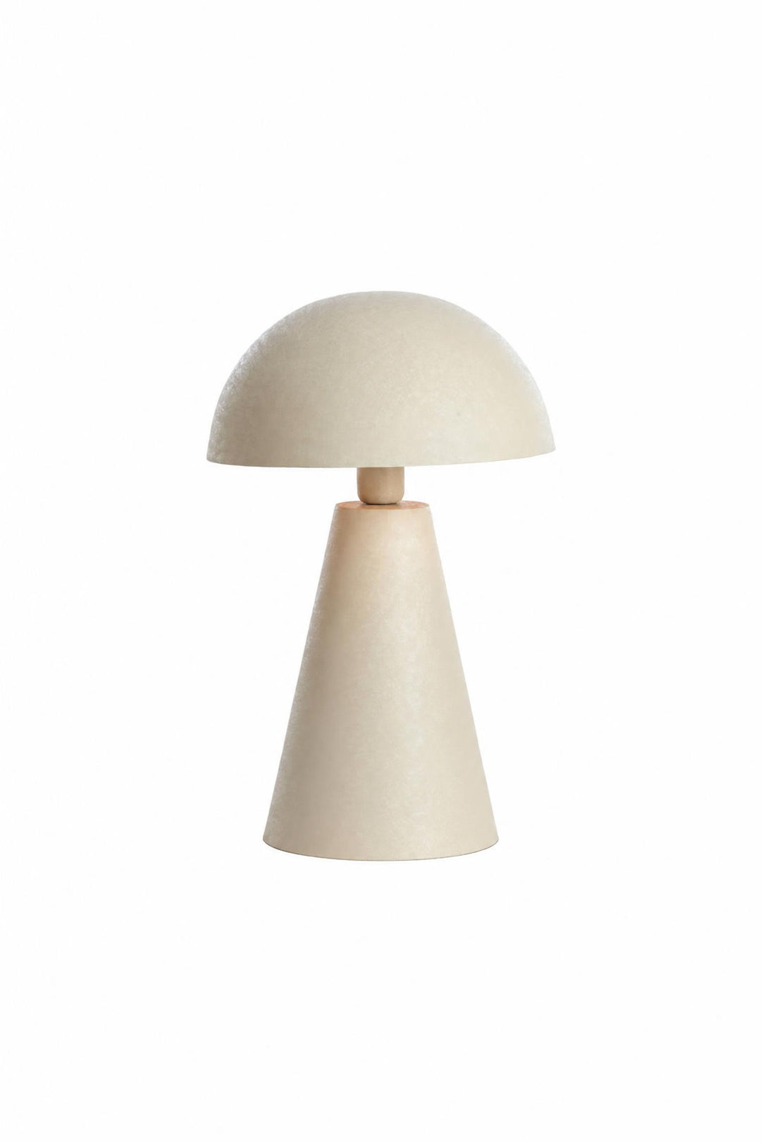 Lampada da tavolo Surrina in metallo Grigio chiaro opaco Ø 31 x H 49 cm