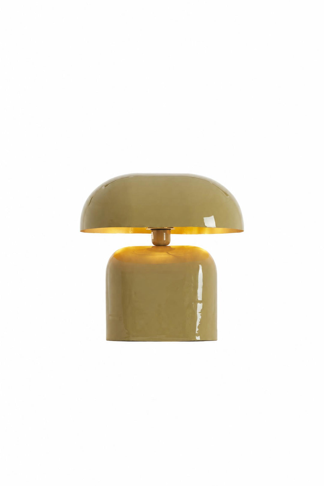 Lampada da tavolo Todd in metallo Tortora lucido 37 x 26 x 37 cm