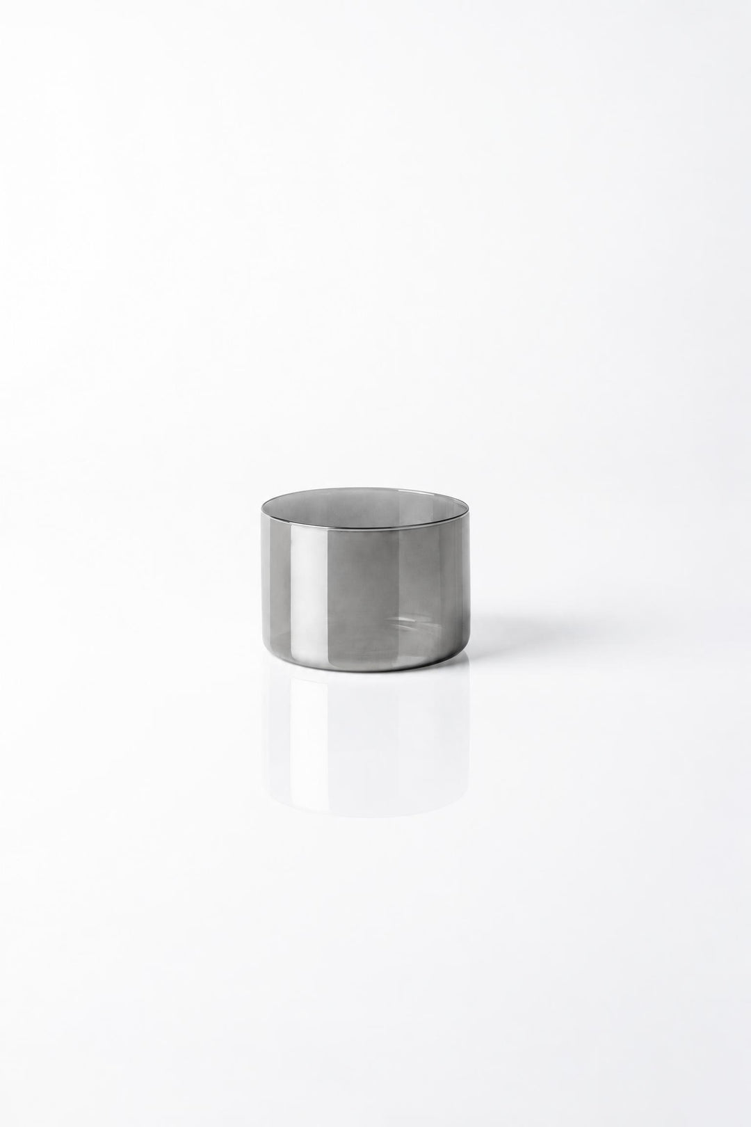 Bicchiere basso Lime Lux in vetro borosilicato Platino
