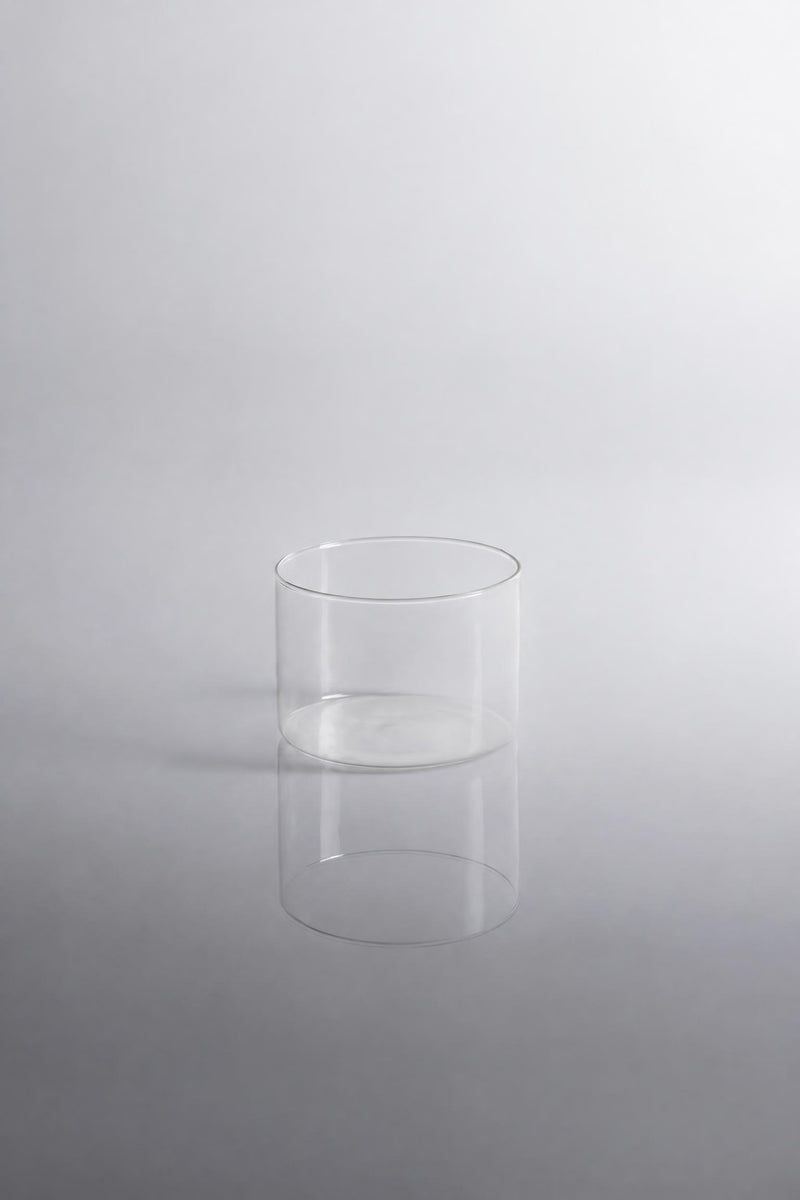 Bicchiere basso Lime Line in vetro borosilicato