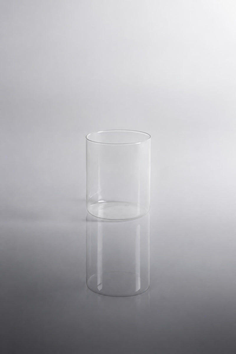 Bicchiere alto Lime Line in vetro borosilicato