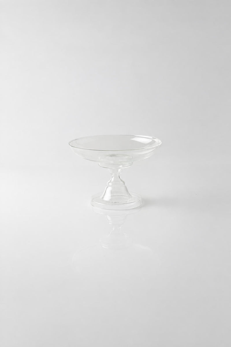 Alzata Rubin in vetro borosilicato