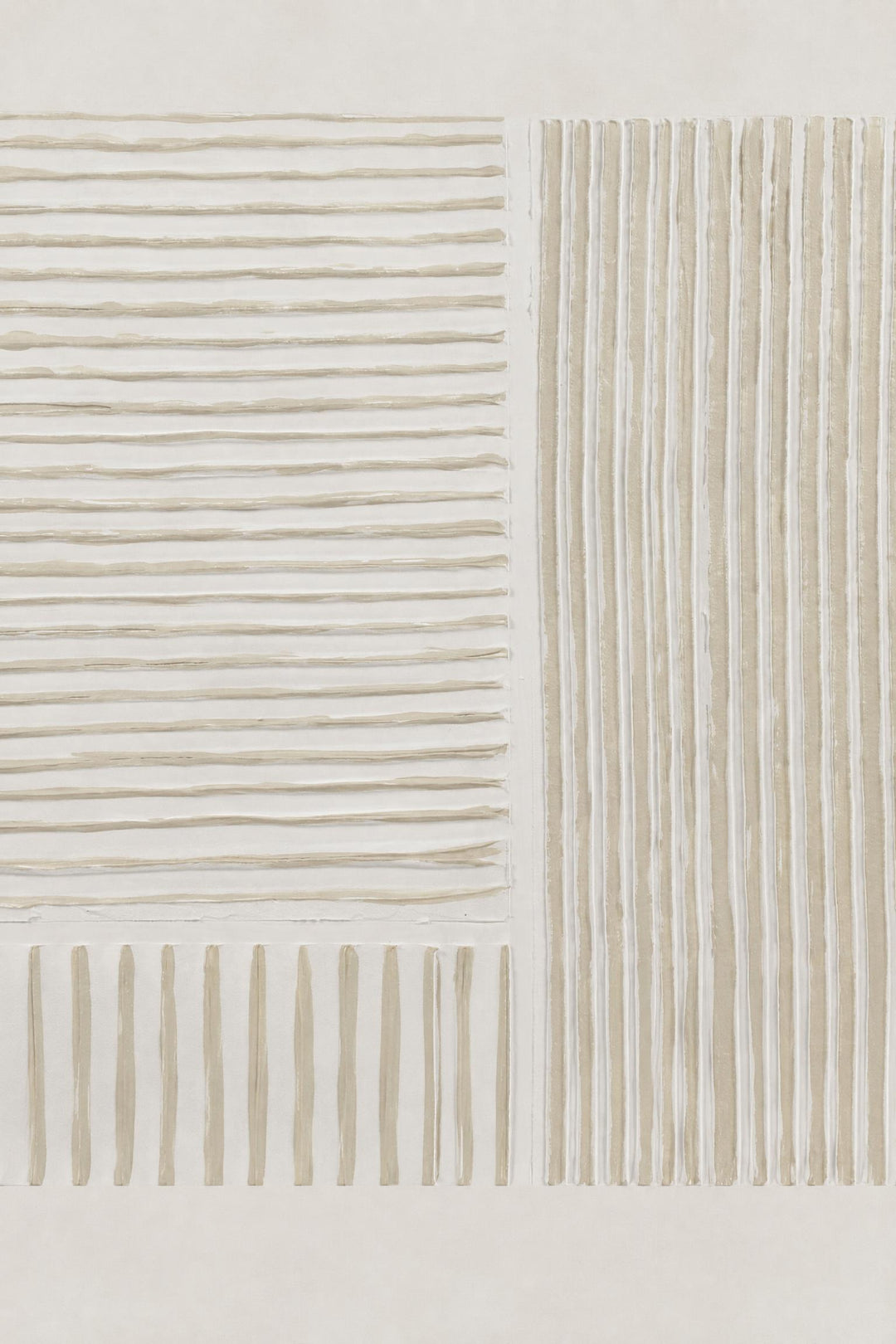 Decorazione da parete Blanche in tela e legno di pino Bianco L 80 x P 5 x H 100 cm