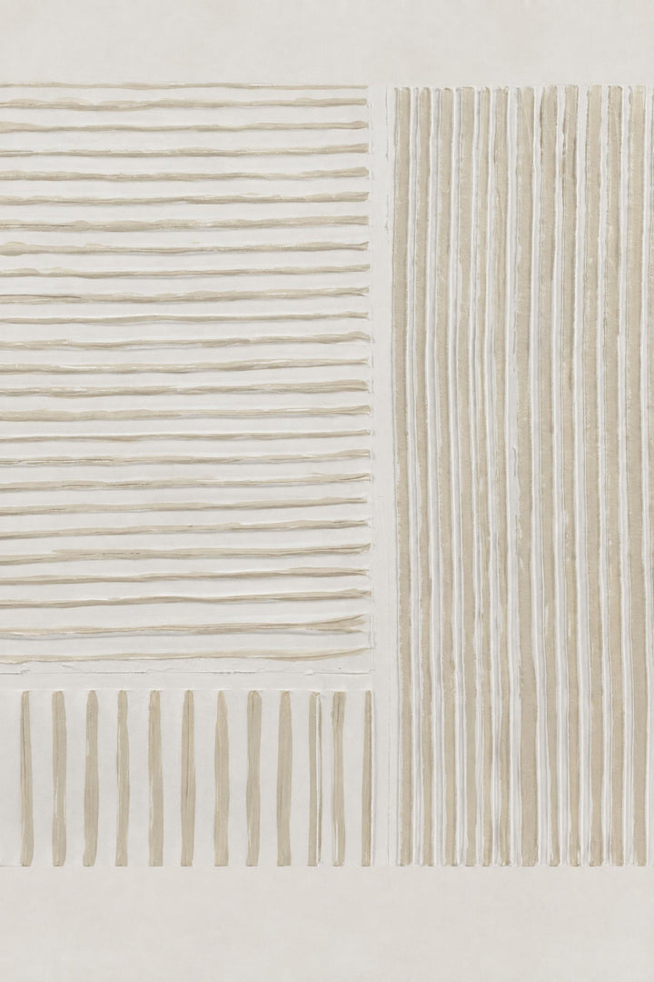 Decorazione da parete Blanche in tela e legno di pino Bianco L 80 x P 5 x H 100 cm