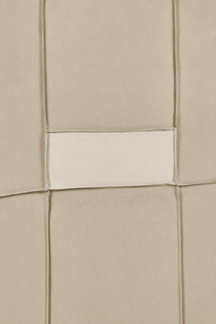 Decorazione da parete Blanche in tela e legno di pino Sabbia L 80 x P 5 x H 100 cm