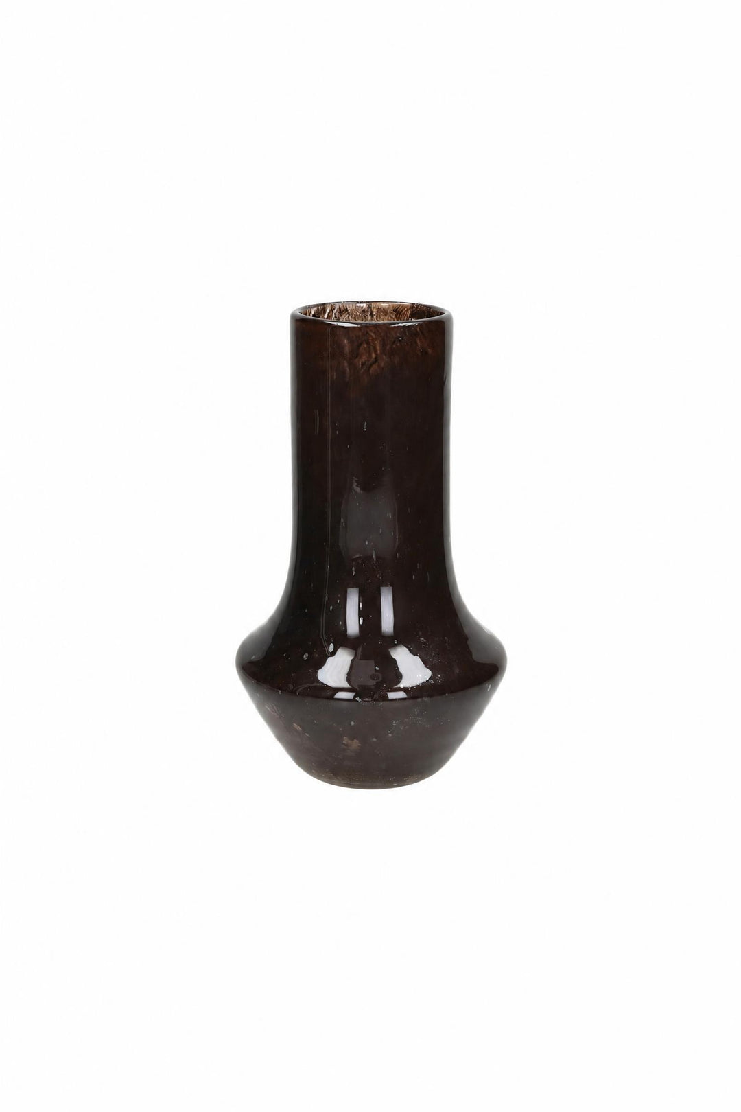 Vaso Camou in vetro marrone