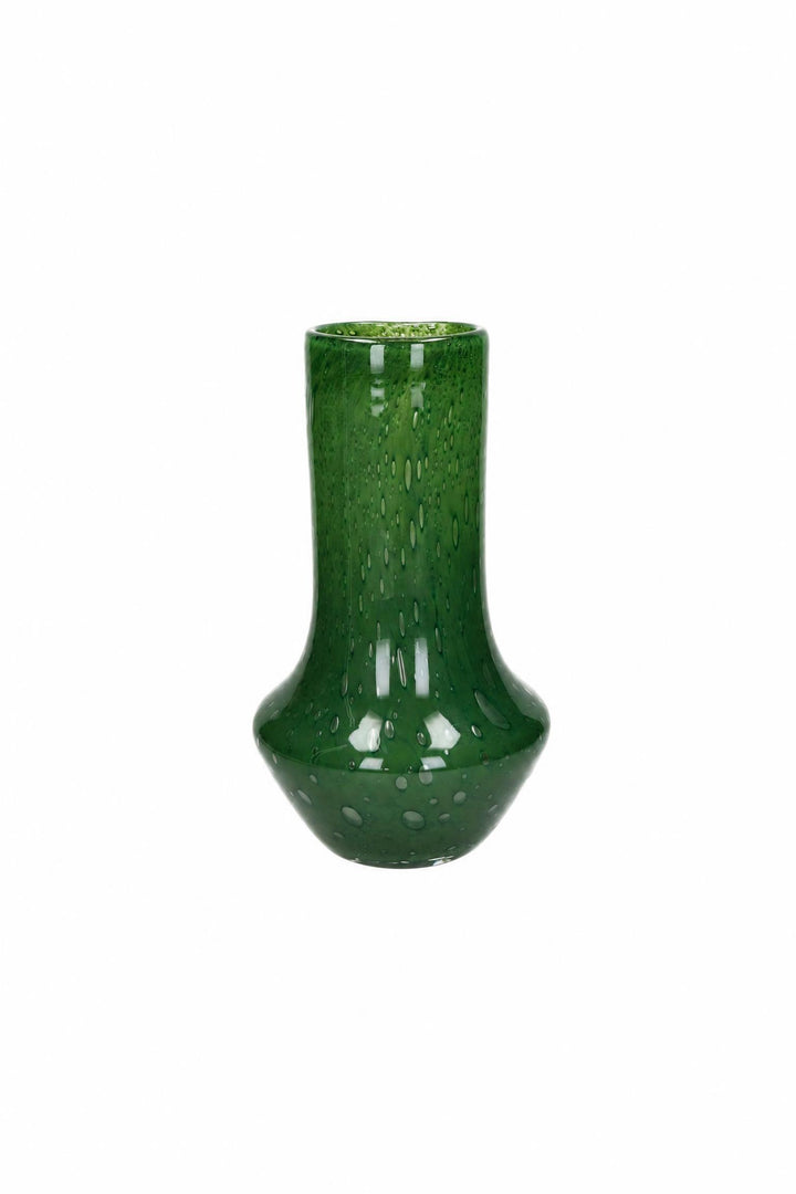 Vaso Camou in vetro Verde Ø 17,5 x H 30 cm