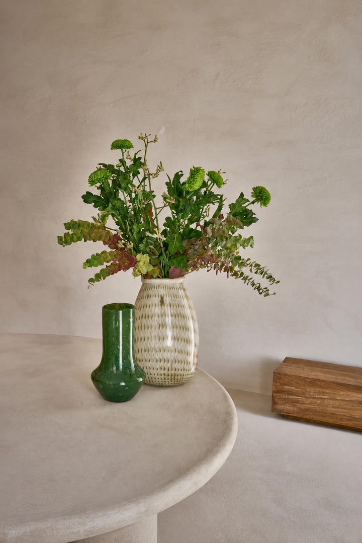 Vaso Camou in vetro Verde Ø 17,5 x H 30 cm