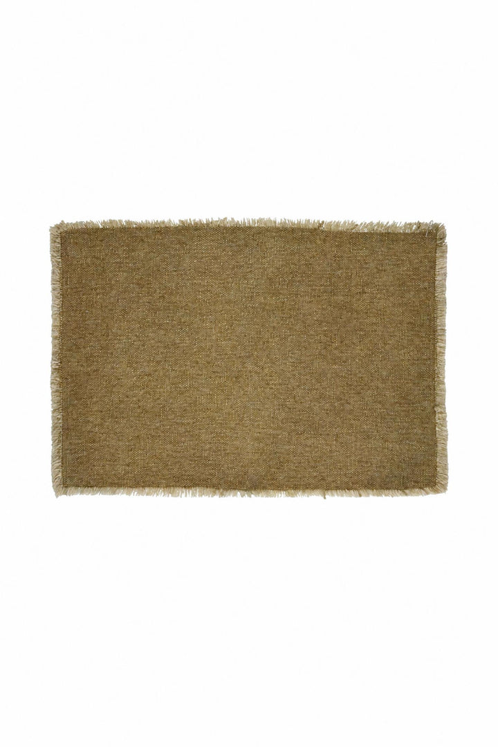 Tovaglietta americana Frivole in cotone Cammello L 50 x P 35 cm