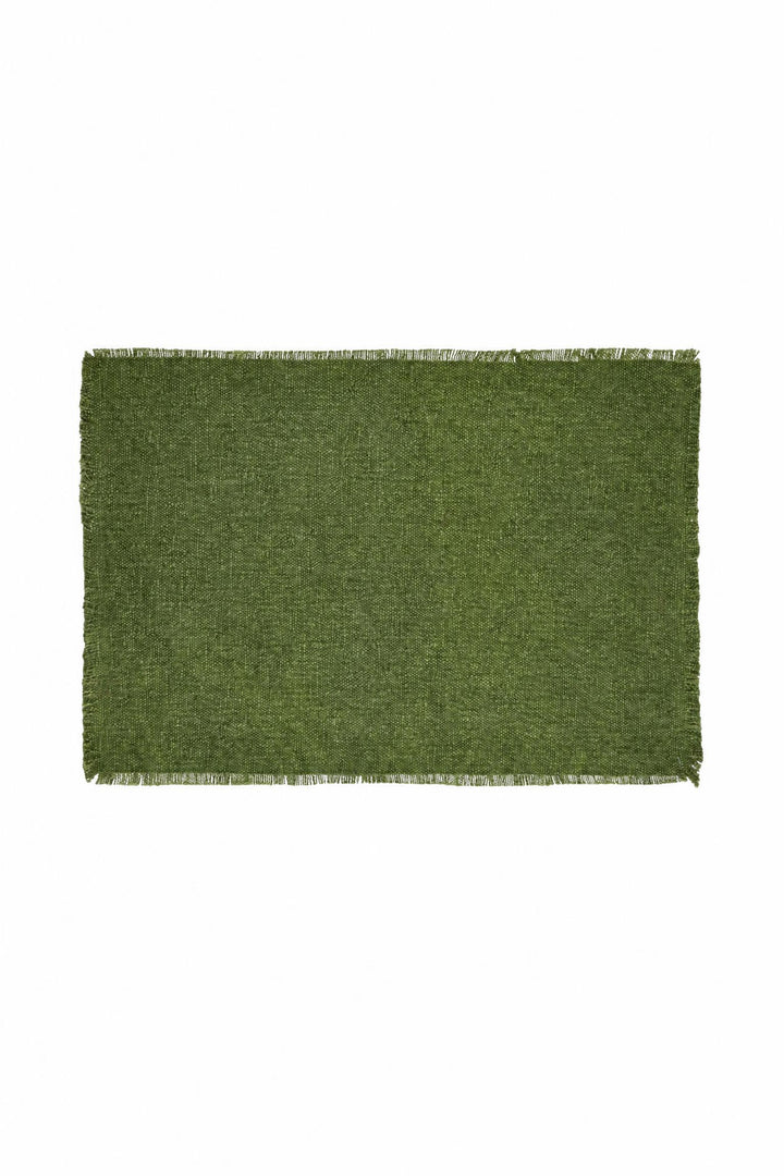 Tovaglietta americana Frivole in cotone Verde L 50 x P 35 cm
