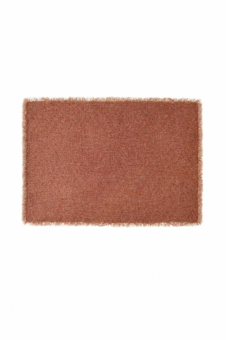 Tovaglietta americana Frivole in cotone Terracotta L 50 x P 35 cm