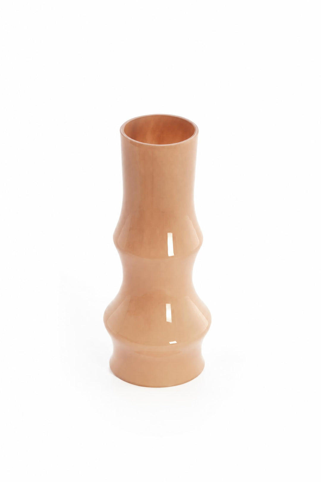Vaso Fiorenza in vetro Caramello Ø 19 x H 50 cm