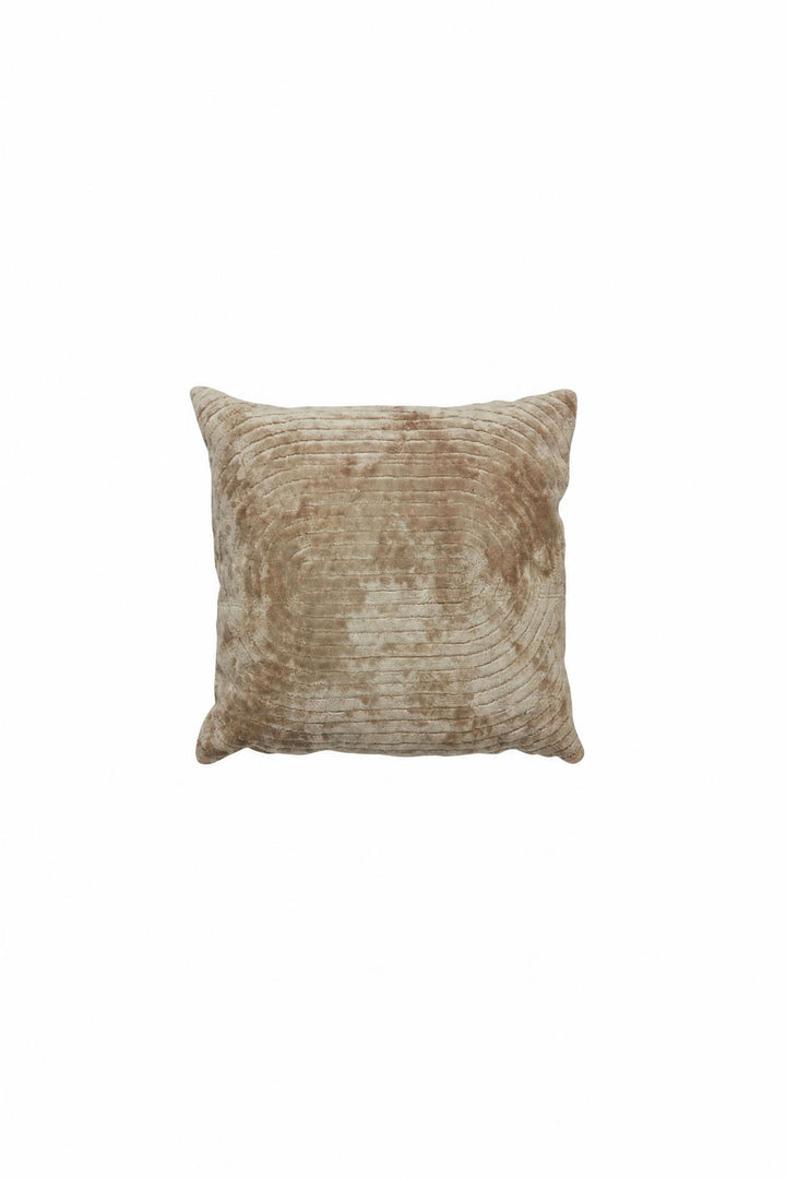 Cuscino Ruhla in tessuto beige