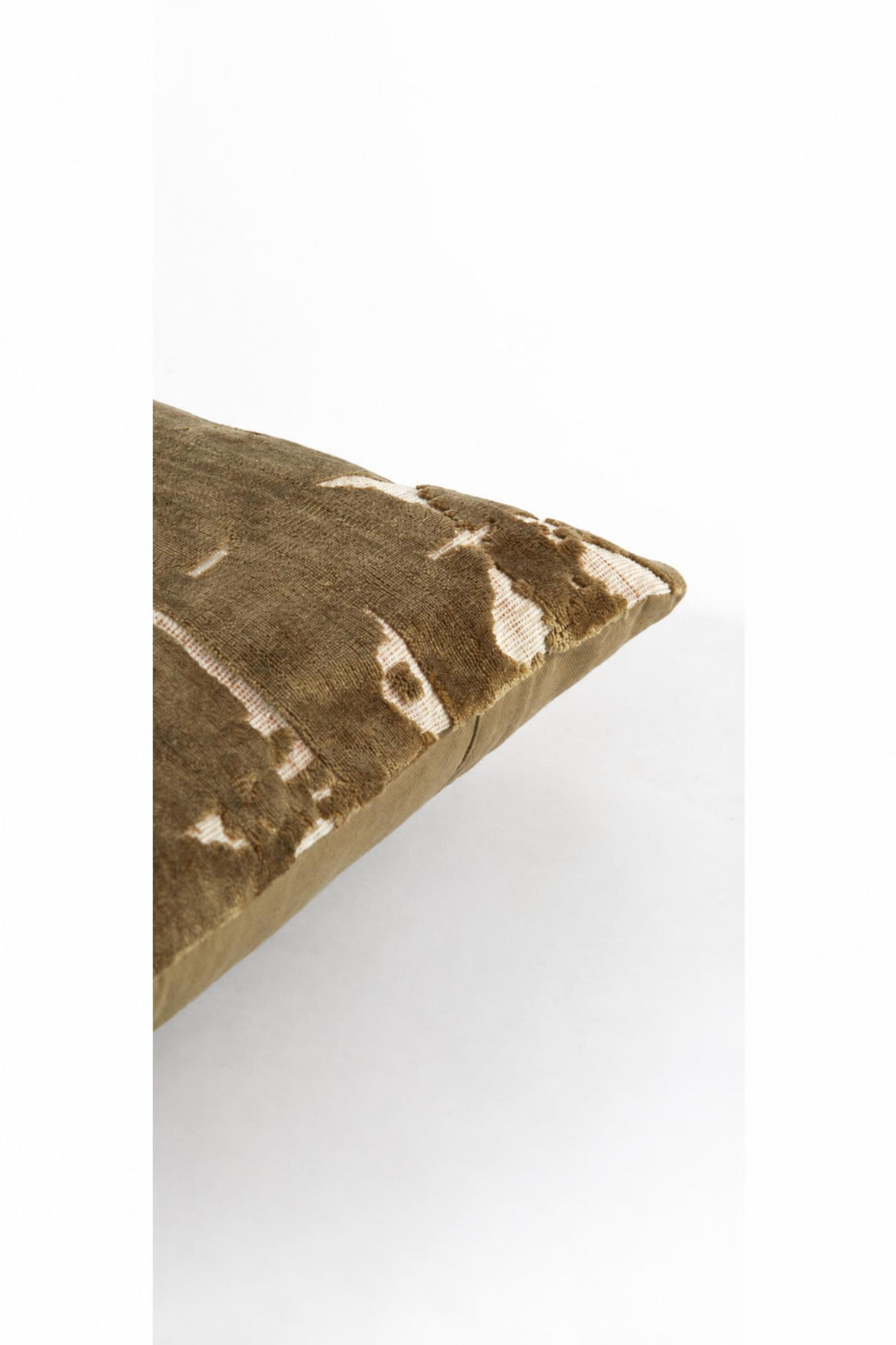 Cuscino Huslia in tessuto Verde 45 x 45 cm