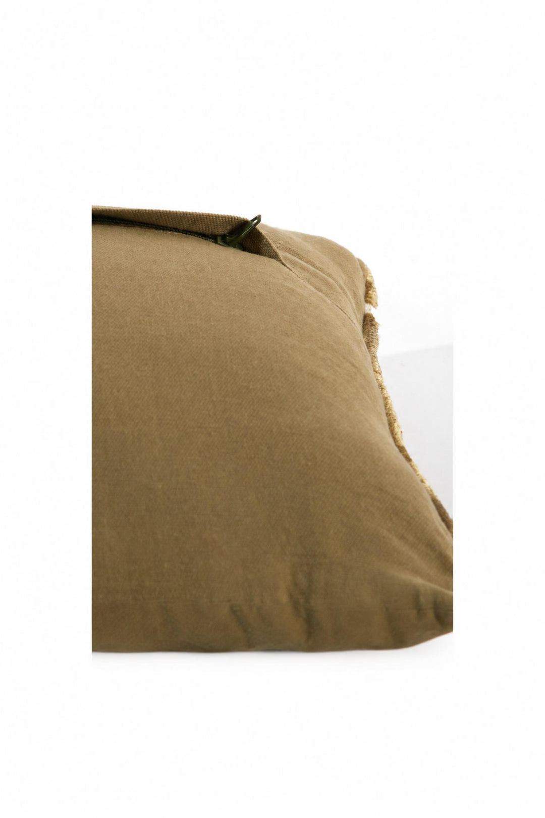 Cuscino Huslia in tessuto Verde 45 x 45 cm