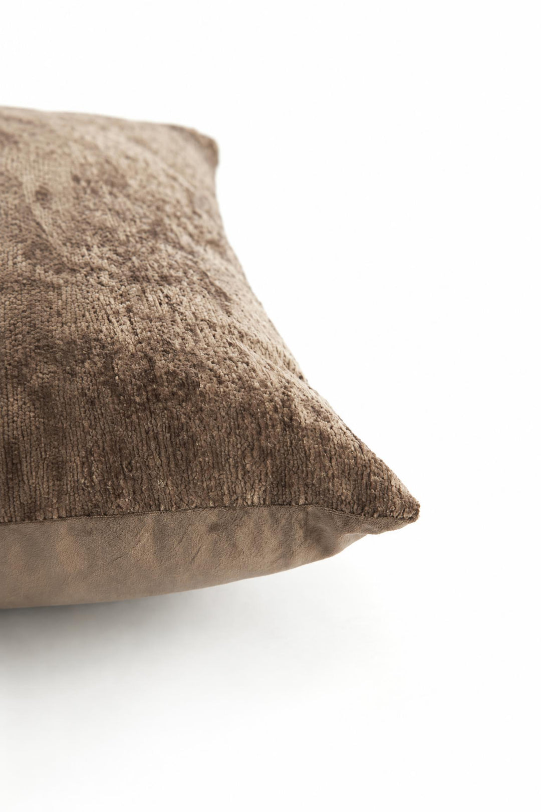 Cuscino Laconia in tessuto Marrone scuro 45 x 45 cm