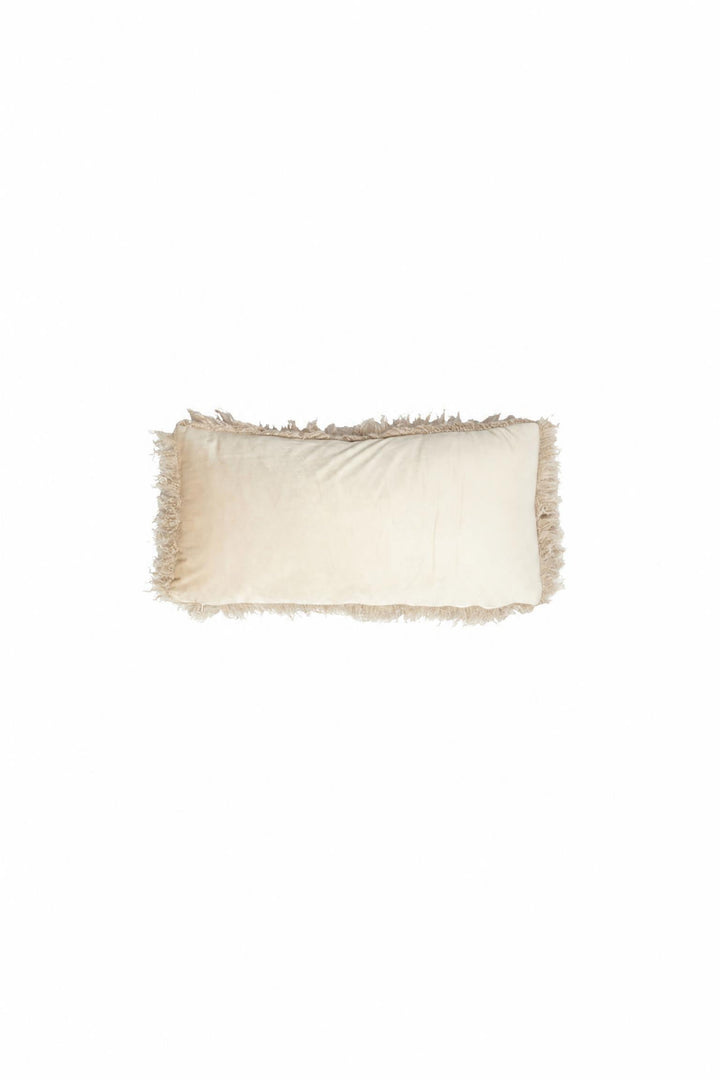 Cuscino Bubion in tessuto Sabbia 60 x 30 cm
