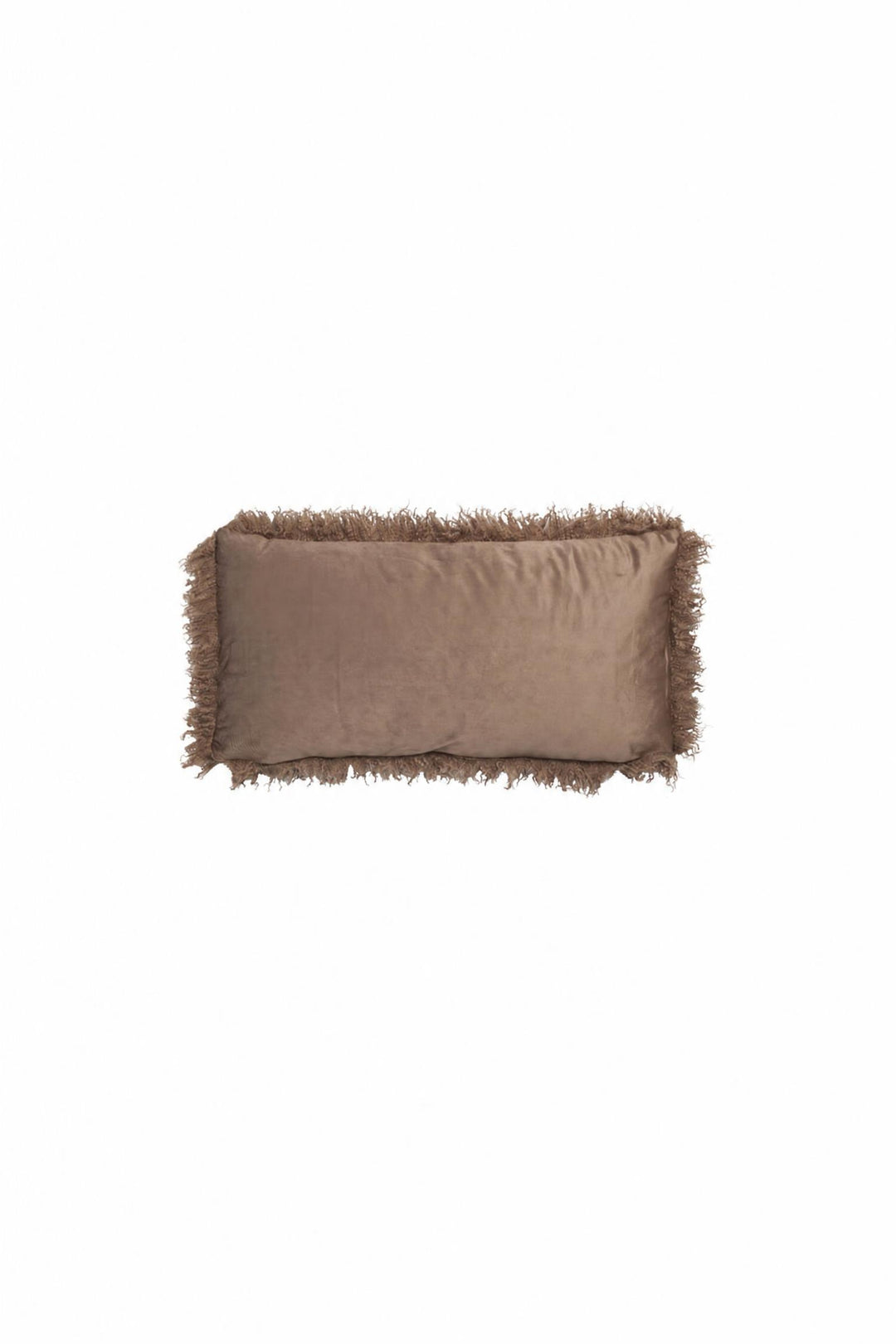 Cuscino Bubion in tessuto Marrone scuro 60 x 30 cm