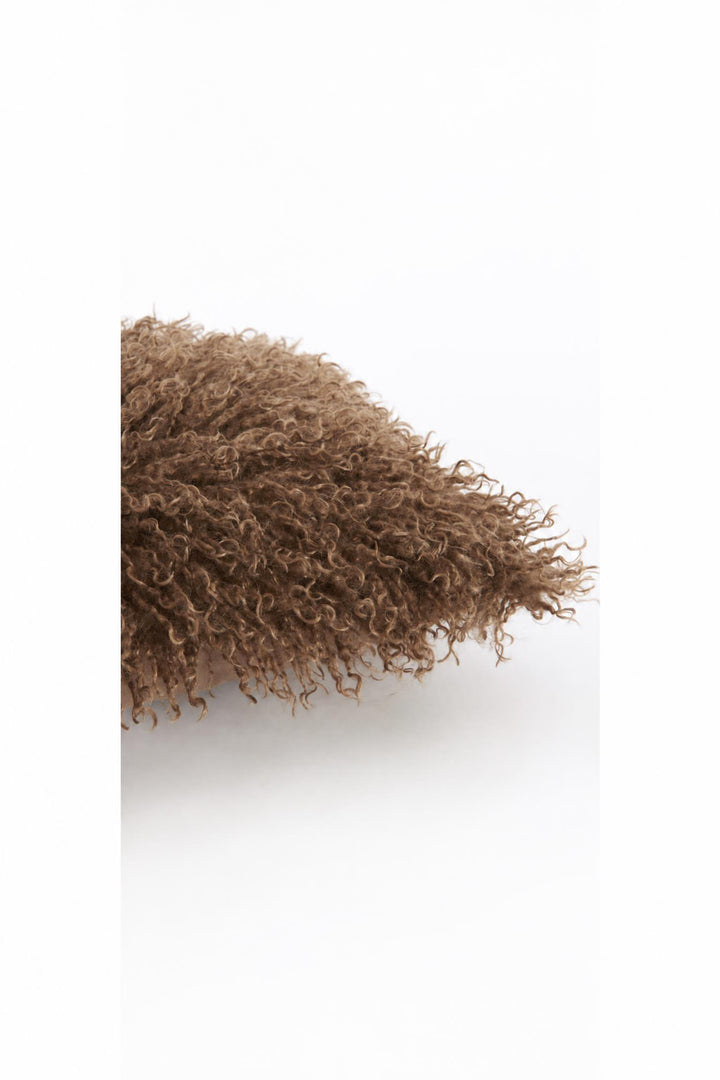Cuscino Bubion in tessuto Marrone scuro 60 x 30 cm