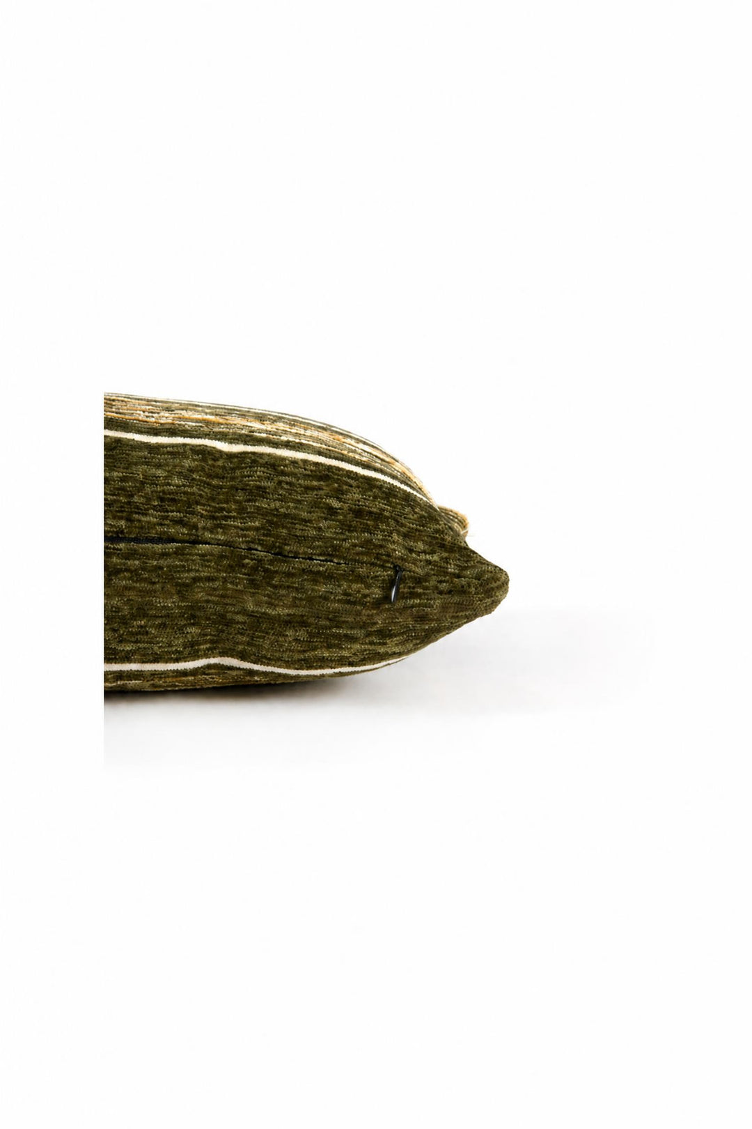 Cuscino Salinja in tessuto Verde scuro e beige 60 x 30 cm