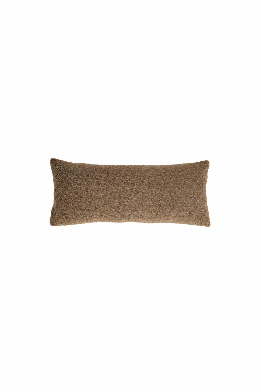Cuscino Laisa in tessuto Marrone scuro 60 x 30 cm