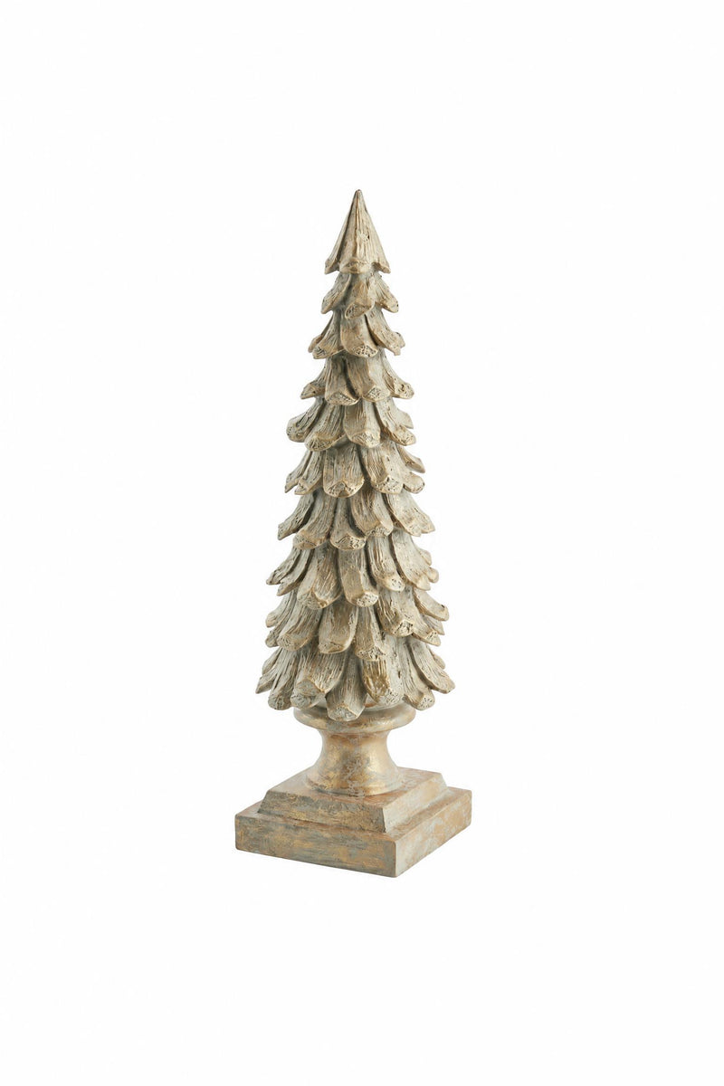Alberello decorativo Goldpine in poliresina