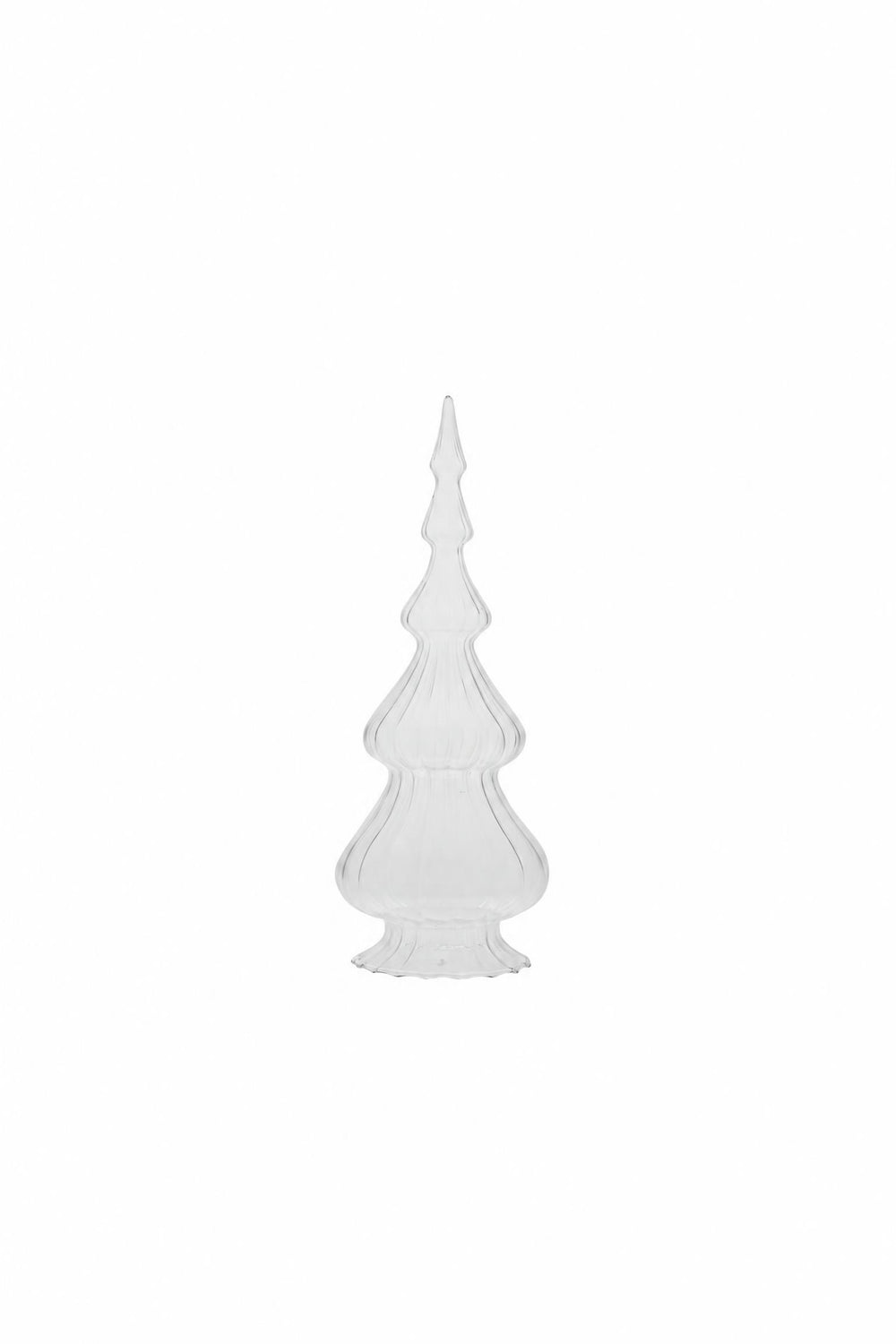 Alberello decorativo Asta in vetro Trasparente 12 x 12 x 30 cm