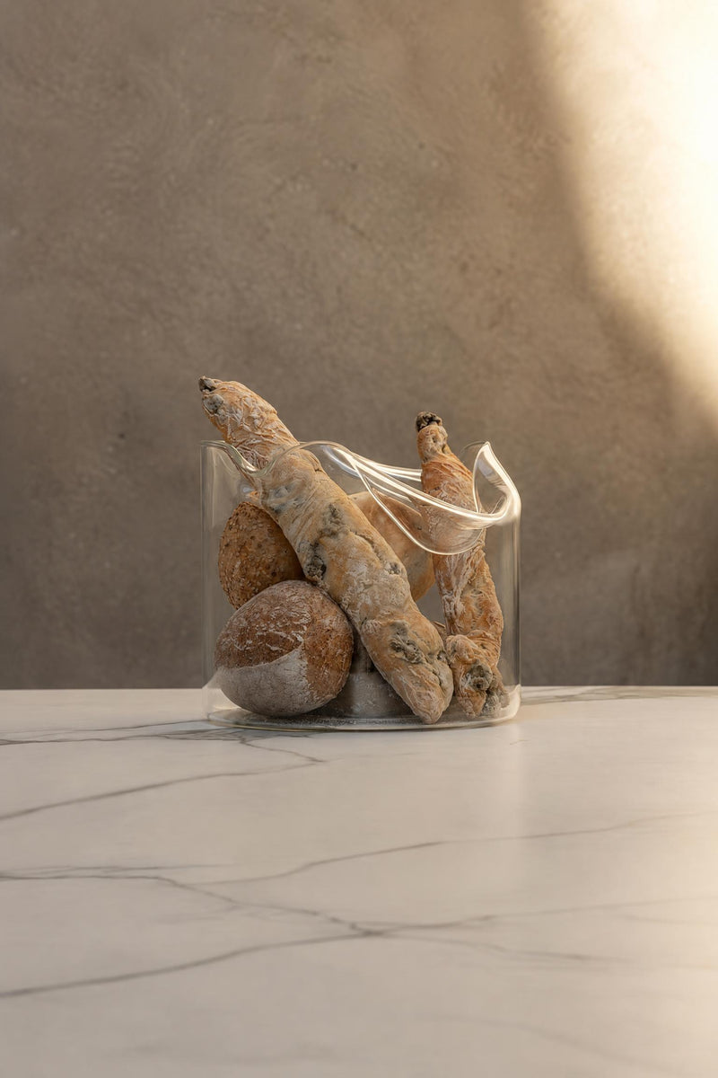Cestino per il pane Shapeless in vetro borosilicato