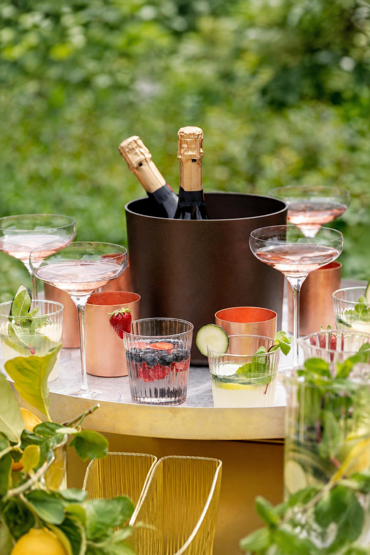 Secchiello per champagne Glacette in alluminio Bronzo Ø 20 cm